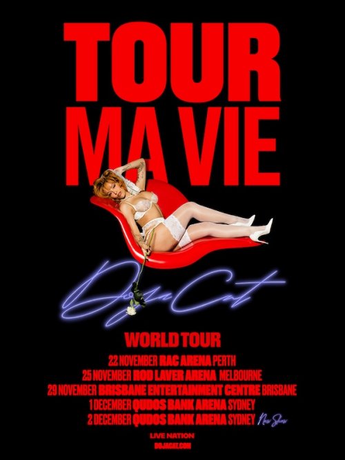 Doja Cat Ma Vie Tour Poster