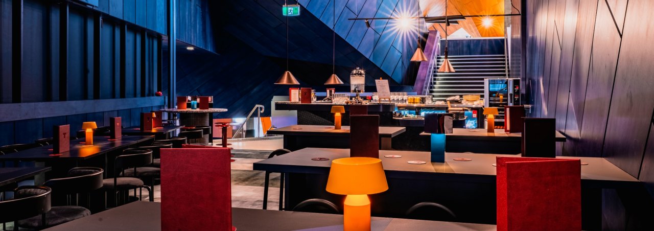 The Terrace lounge seating and bar